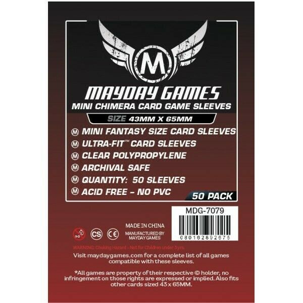 Mayday Games Sleeves Premium 43x65