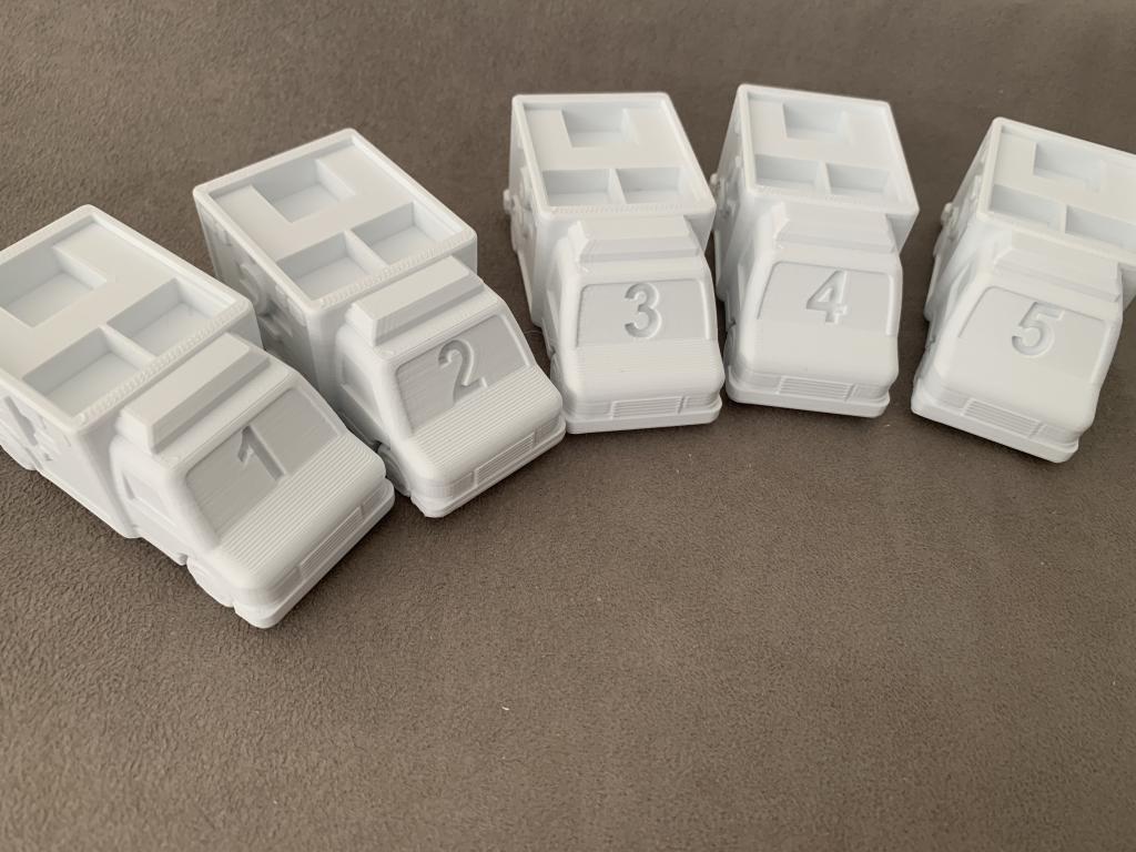 Dice Hospital - Lot De 5 Ambulances