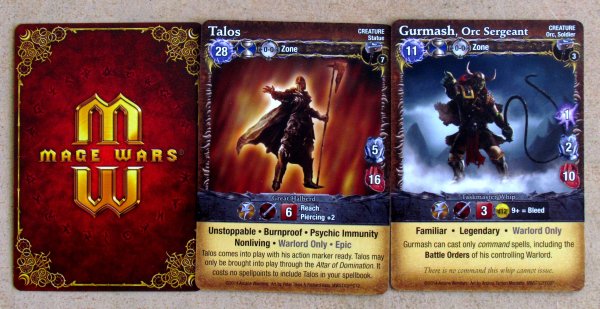 Mage Wars - Cartes Promos