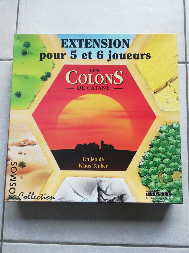 Catan / Les Colons De Catane - Extension 5/6 Joueurs - Version Tilsit (pions En Bois)