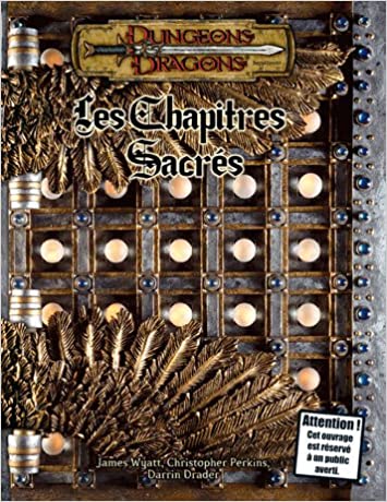 Dungeons & Dragons - 3.5 Edition Vf - Les Chapitres Sacrés