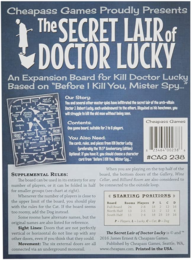 Kill Doctor Lucky - The Secret Lair Of Doctor Lucky