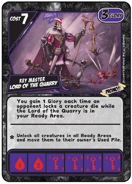 Quarriors - Key Master Lord Of The Quarry Promo Card