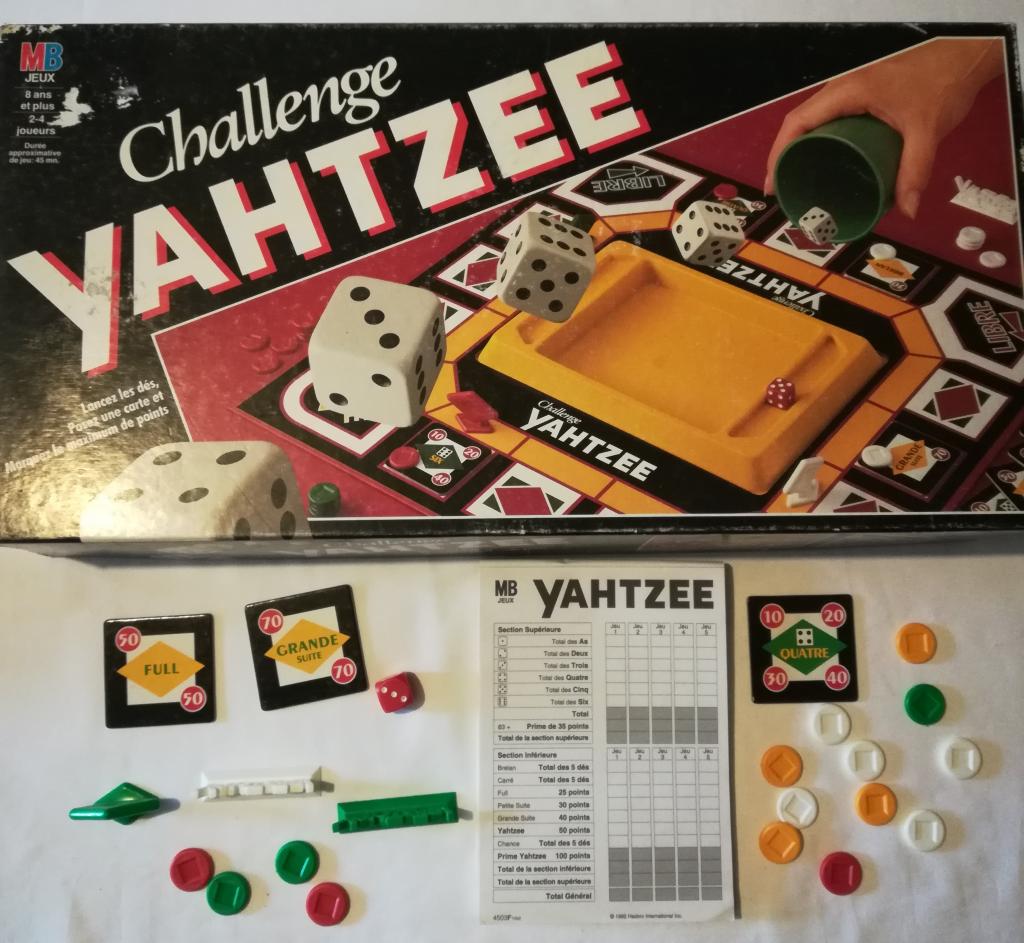 Yahtzee Challenge - Pièces Détachées