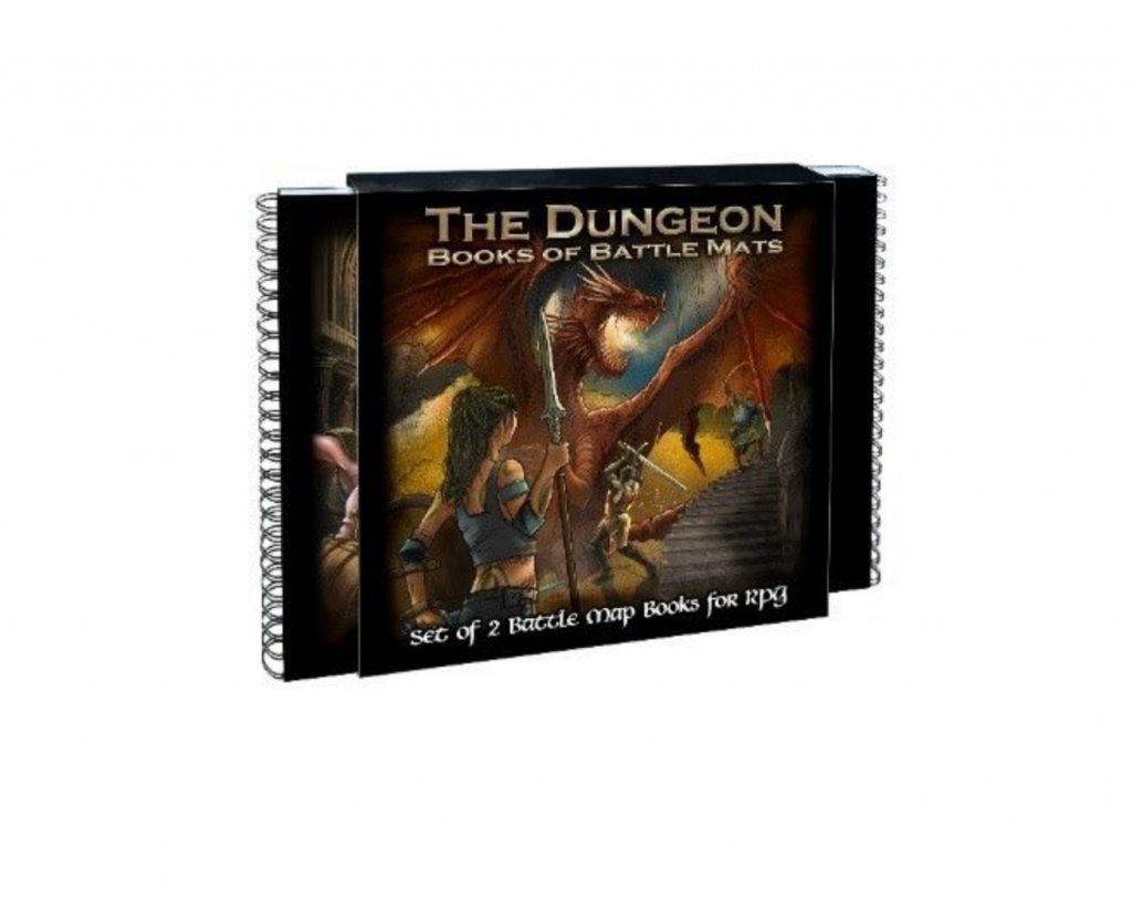 Livre Plateau De Jeu : Pack De 2 Livres Dungeon Book Modulaires