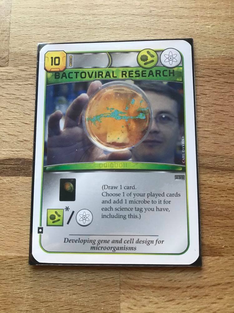 Terraforming Mars - Carte Promo Bactoviral Research (#x35)