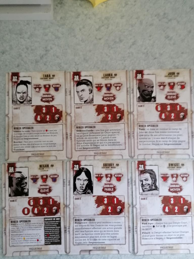 The Walking Dead - All Out War - Cartes Promo