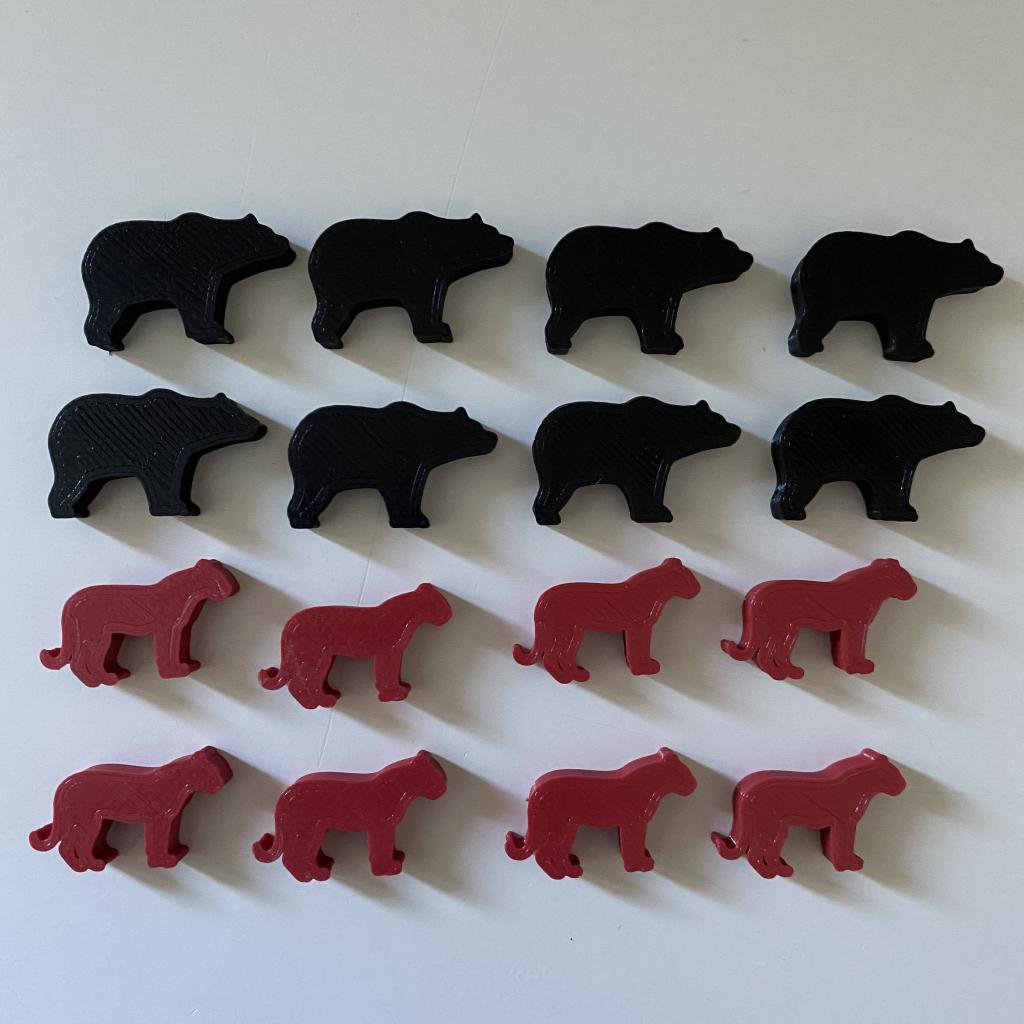Cryptide - Extra Meeples (Ours Et Pumas)