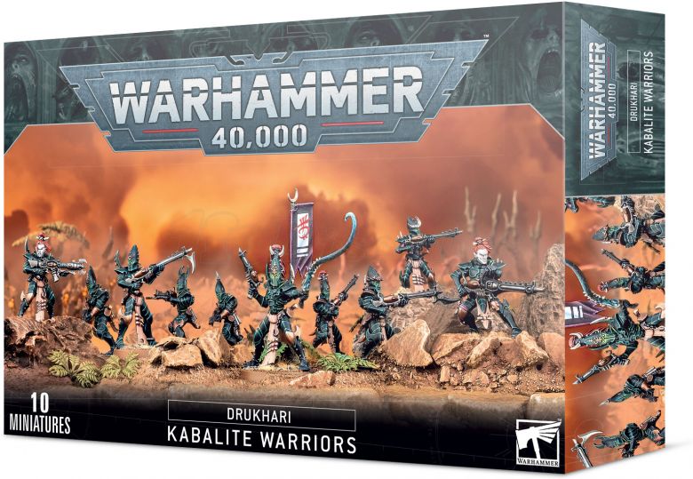 Warhammer 40000 - Warhammer 40k Drukhari Kabalite Warriors