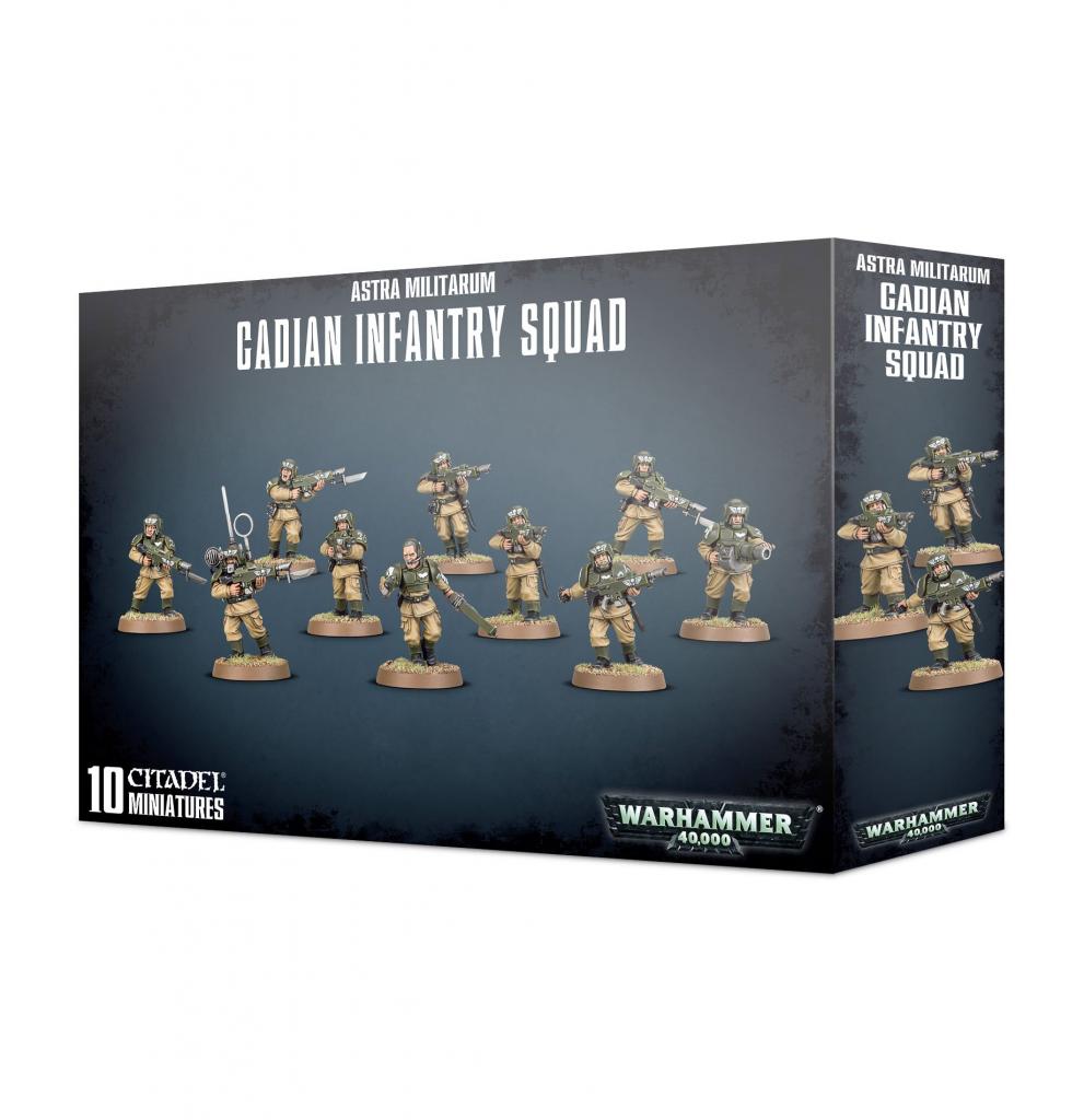 Warhammer 40000 - Warhammer 40k Astra Militarium Cadian Infantry Squad Warhammer 40000 - Warhammer 40k Astra Militarium Cadian Infantry Squad