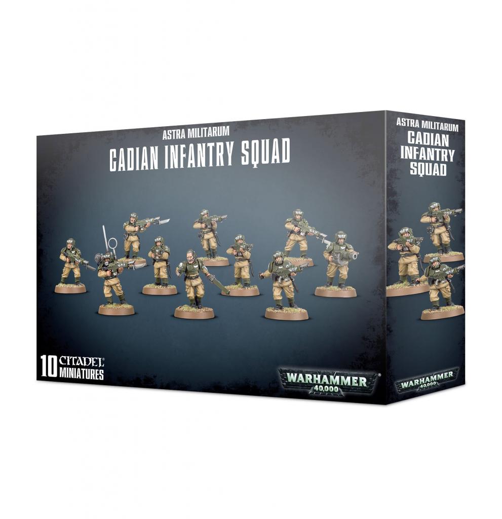 Warhammer 40000 - Warhammer 40k Astra Militarium Cadian Infantry Squad