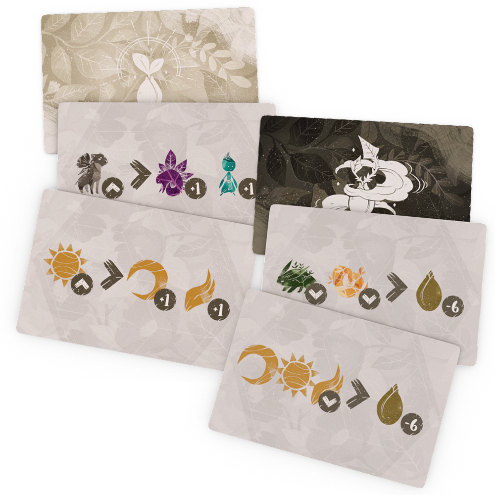 Spirits Of The Forest - Cartes Objectifs Souhaits Et Maléfices