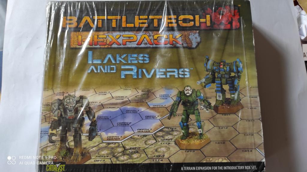 Battletech 25th Anniversary Introductory Box Set - Hexapack Lakes And Rivers