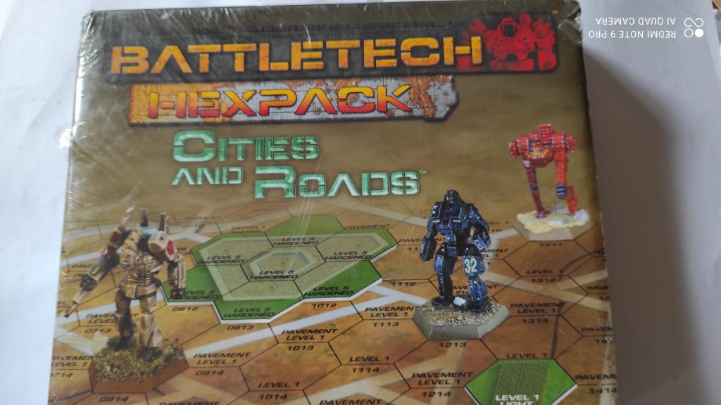 Battletech 25th Anniversary Introductory Box Set - Hexapack  Cities And Roads