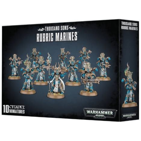 Warhammer 40000 - Warhammer 40k Thousand Sons Rubric Marines