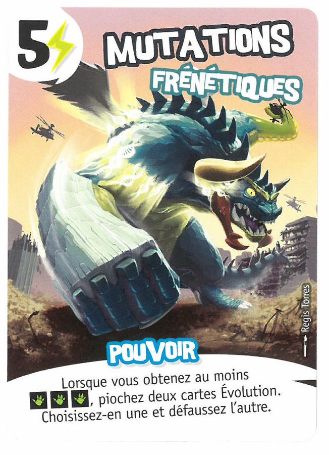 King of Tokyo - Carte Promo Mutations Frénétiques