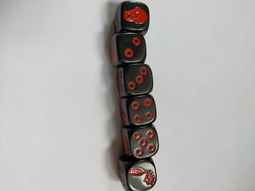 Zombicide - Dice Black