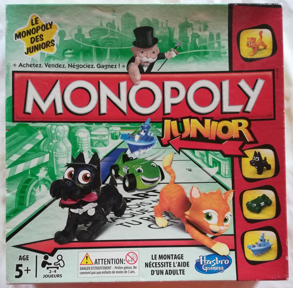 Monopoly Junior Hasbro - Pièces détachées