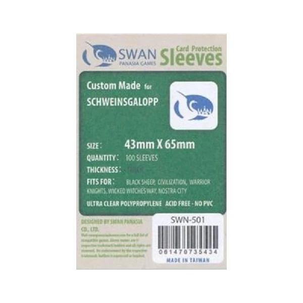 Protège-cartes / Sleeves - Sleeves Premium Swan Panasia 43mm X 65mm, 100 Unités