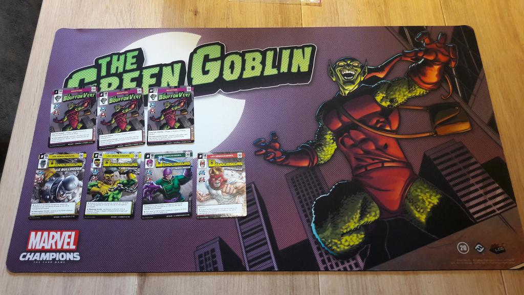Marvel Champions Jce - Kit Promo Green Goblin - Cartes + Tapis