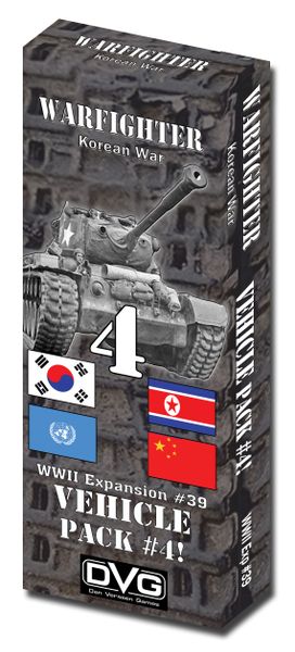 Warfighter The WWII Pacific Combat Card Game - Korean War - Expansion #39 – Vehicle Pack #4