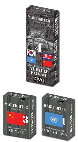 Warfighter The WWII Pacific Combat Card Game - Warfighter - Korean War - Expansion Bundle