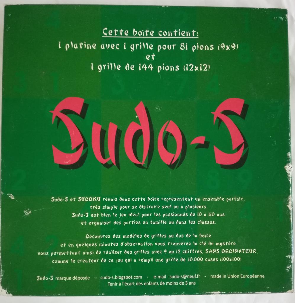 Sudo S - Pièces Détachées