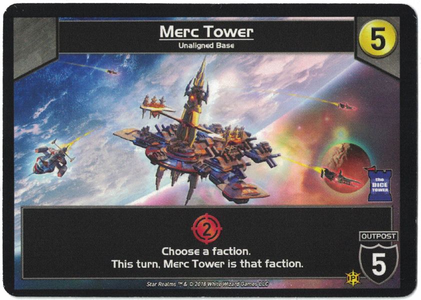 Star Realms Merc Tower Promo Vo