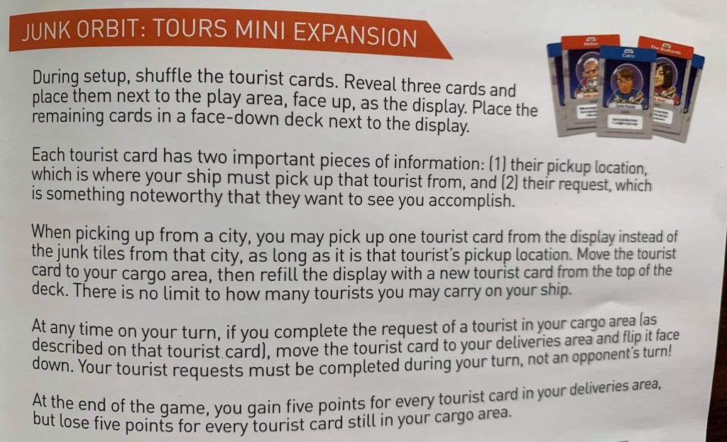 Junk Orbit - Tour Minis Expansion