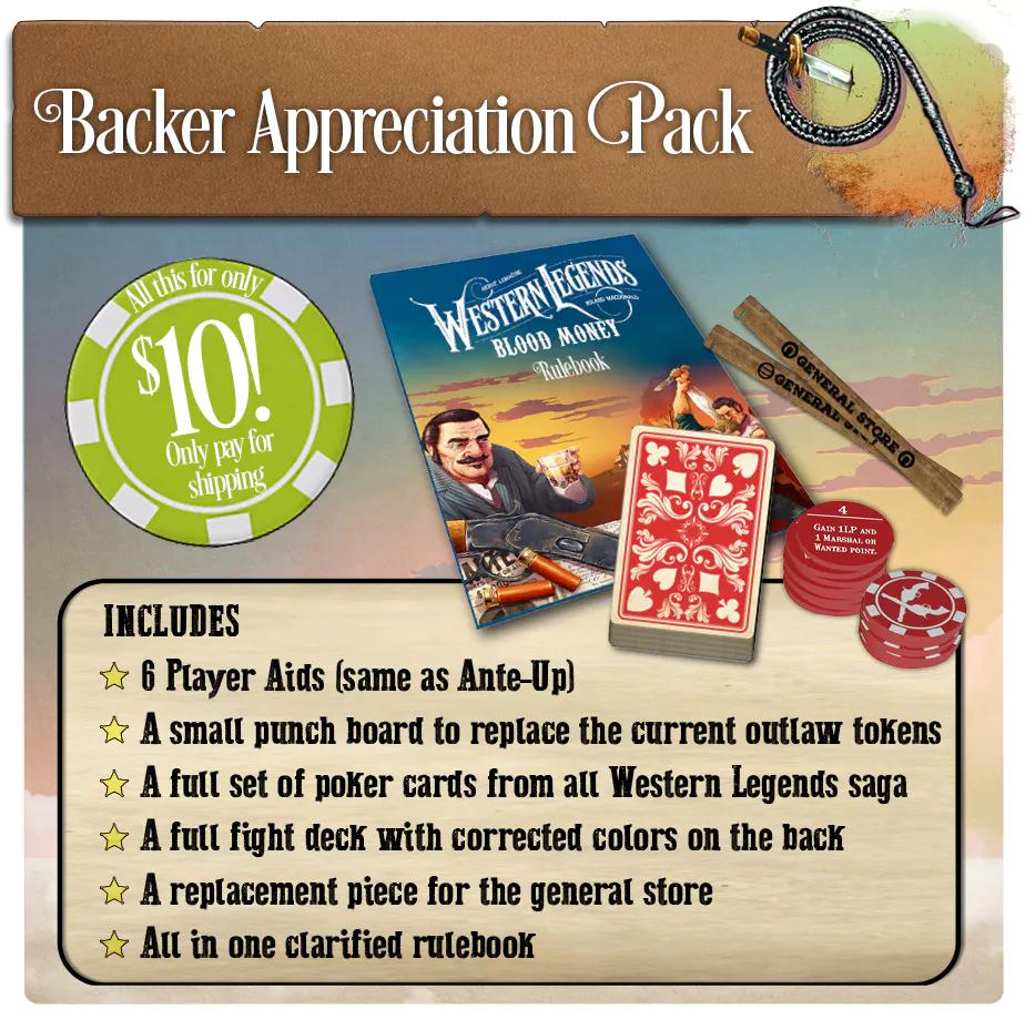 Western Legends - Backer Appreciation Pack