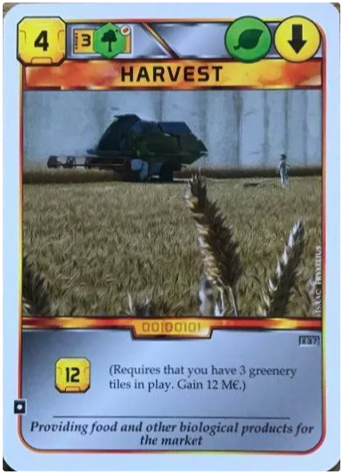 Terraforming Mars - Carte Promo Harvest (#x37)