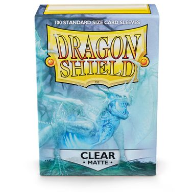 Protège-cartes / Sleeves - Dragon Shield - Matte 100 Sleeves - Clear 'angrozh'