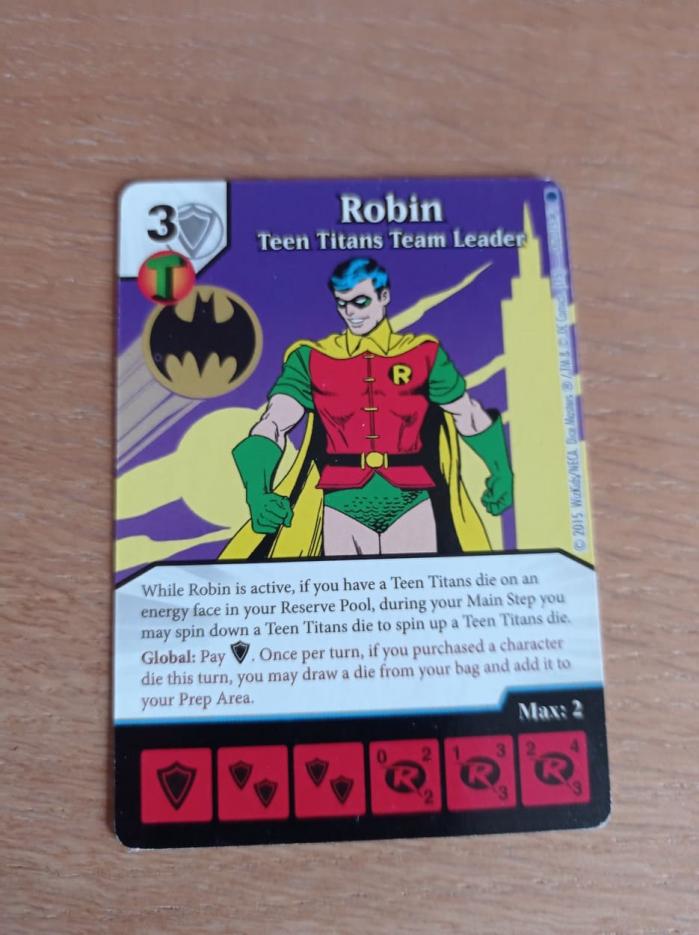 Dice Masters - Robin - Teen Titans Team Leader