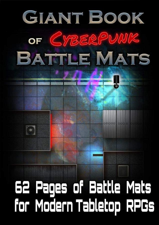 Cyberpunk Red - Giant Book Of Cyberpunk A3 Loke Battle Mats