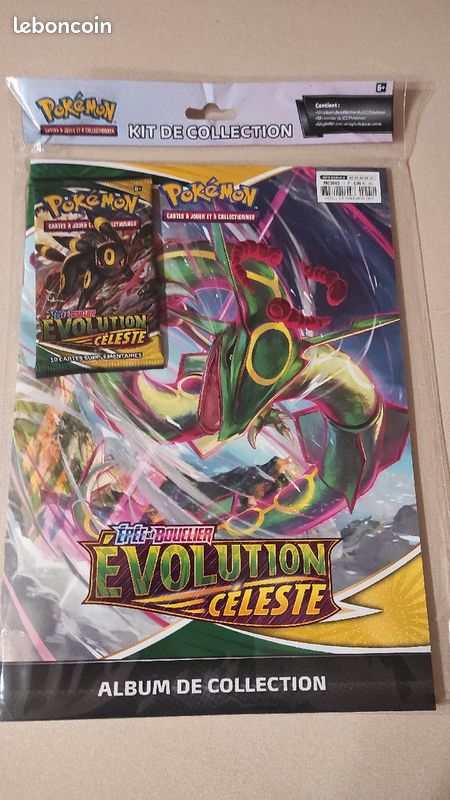Album De Collection Pokemon + Booster Evolution Céleste