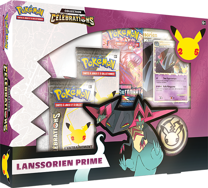 Coffret Pokemon Lanssorien Prime 25 Ans Célébration