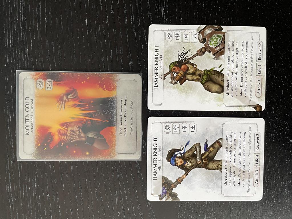 Ashes Reborn: Rise Of The Phoenixborn - Cartes Goodies