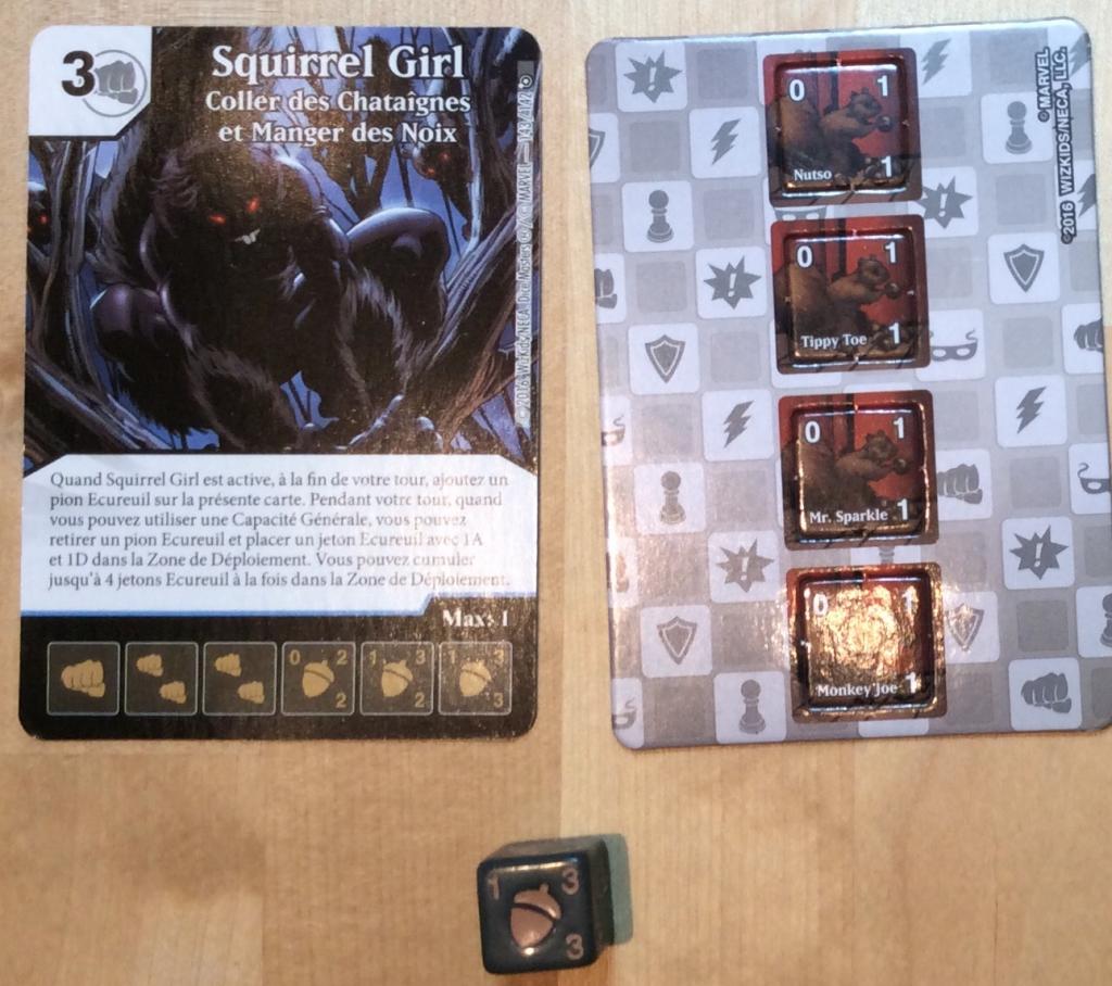 Marvel Dice Master - Carte Promo Cw143 Squirrel Girl (carte + Dé)