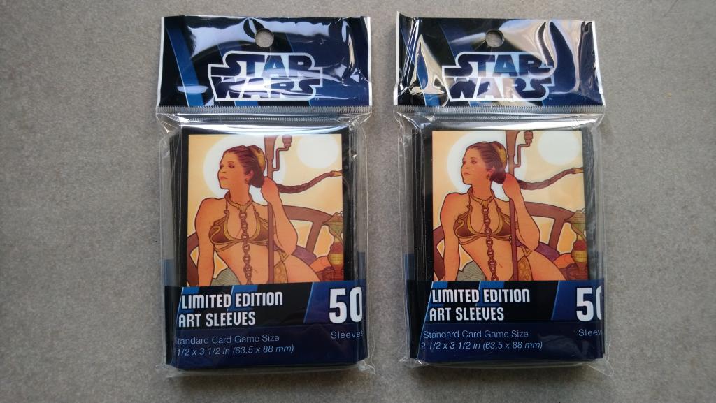 Star Wars Limited Edition Princess Leia Slave Art Sleeves