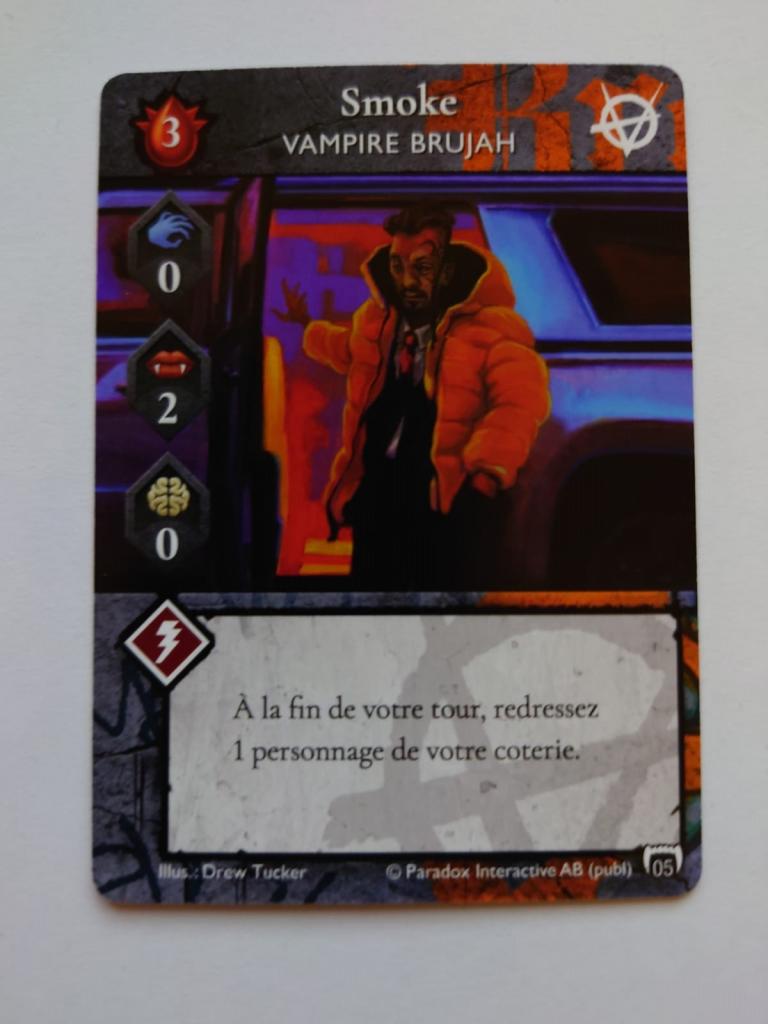 Vampire: The Masquerade Rivals - Carte Extra Smoke Des Brujah
