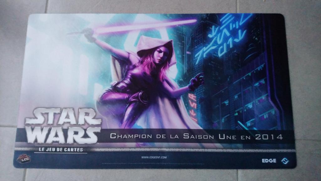 Star Wars - Le Jeu De Cartes - Playmat Promo Tapis Champion De La Saison  Une En 2014
