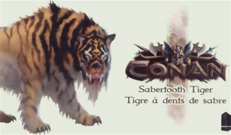 Conan (monolith) - Tigre à Dents De Sabre