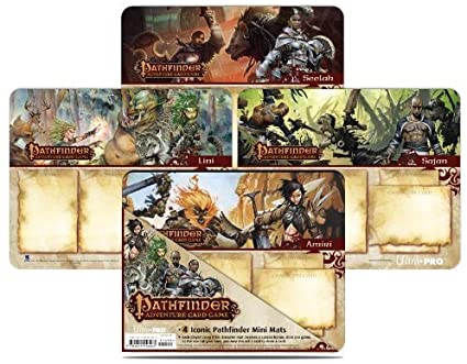 Pathfinder - Adventure Card Game - 4 Iconic Pathfinder Mini Mats