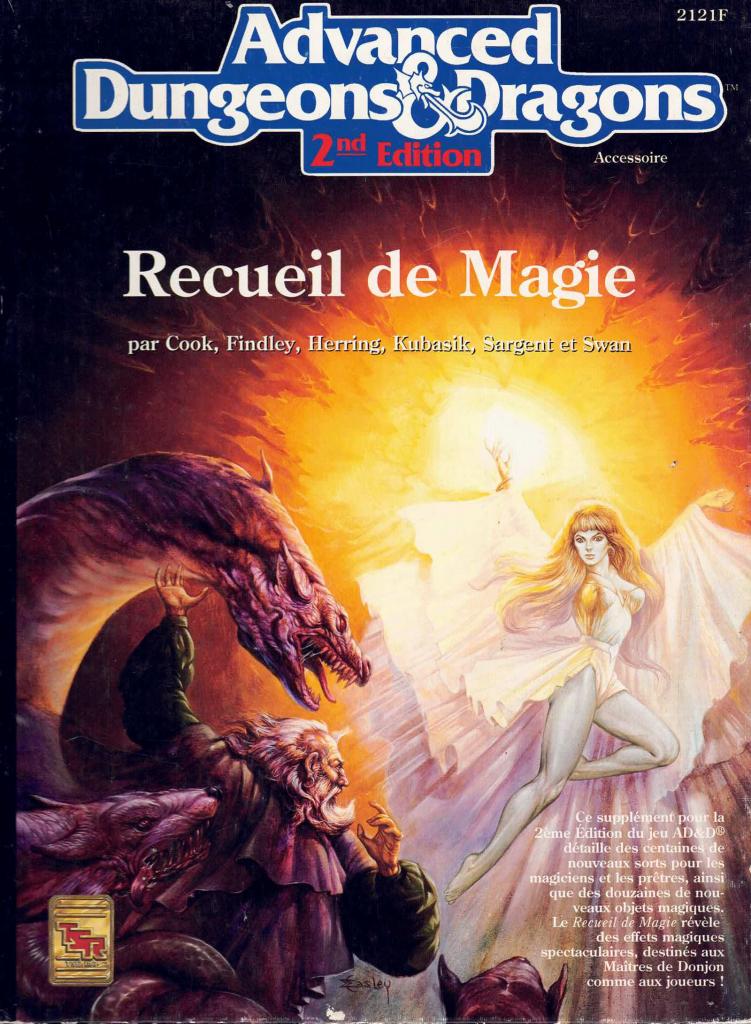 Advanced Dungeons & Dragons - 2nd Edition - Recueil De Magie