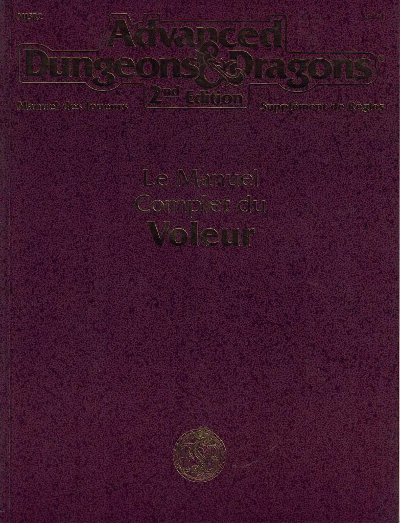 Advanced Dungeons & Dragons - 2ème Edition VF - Le Manuel Complet Du Voleur