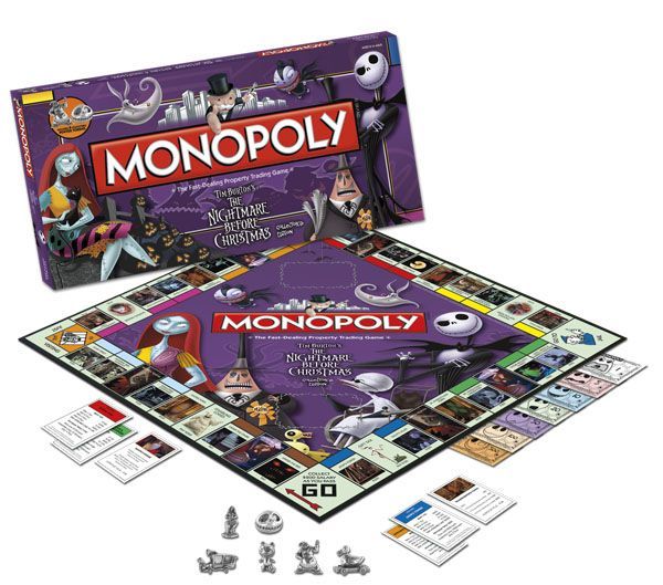 Monopoly Tim Burton's The Nightmare Before Christmas Collector's Edition