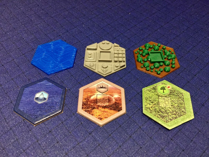 Terraforming Mars - Tuiles 3D