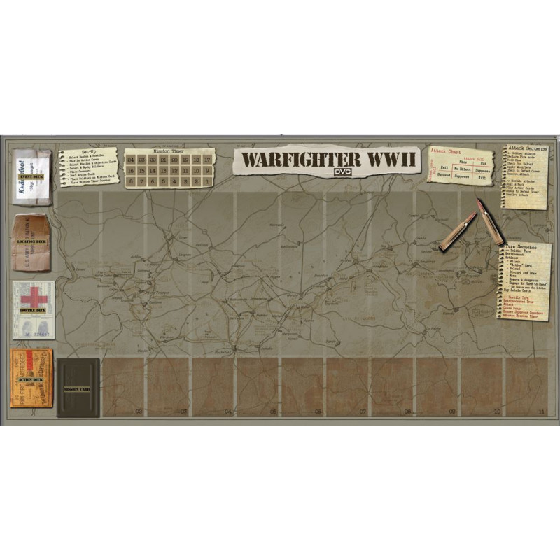 Warfighter World War II - Tapis De Jeu