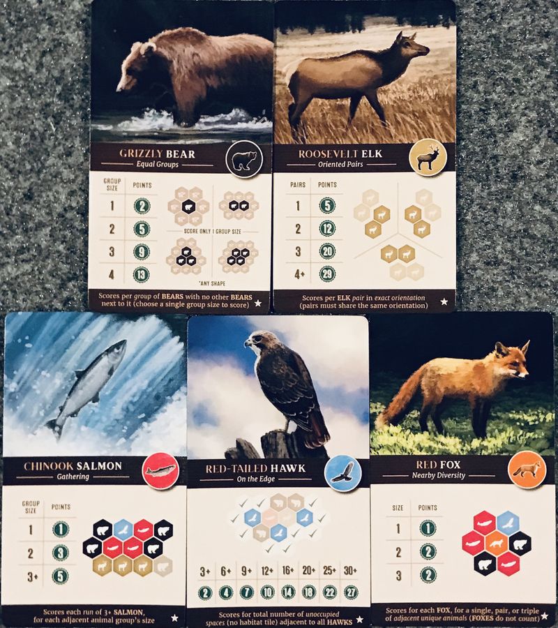 Cascadia - Kickstarter Promo Cards