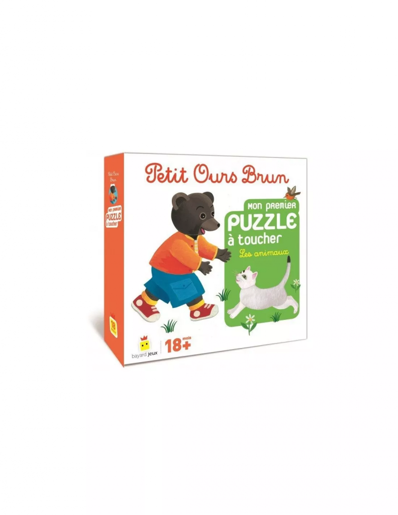 Petit Ours Brun - Mon Premier Puzzle à Toucher - Les Animaux